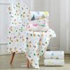 Toalla de Gasa de Seis Capas para Bebé, Edredón, Manta para Bebé Estampada para Niño Pequeño, Edredón de Verano Lavable, Seersucker Suave
