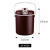 Fábrica Kinder Recubrimiento Cubo de Hielo Doble Habitación de Huéspedes Cubo de Hielo Habitación de Huéspedes de Hotel Recubrimiento Marrón Cubo de Hielo Doble