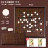 Set de Tablero de Backgammon y Ajedrez Set para Adultos Estudiantes Principiantes Tablero de Ajedrez Estándar Piezas de Ajedrez Estándar de Gama Alta 15 Líneas