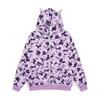 Nuevo Camuflaje de Diablito Cos Mismo Suéter Casual con Capucha y Cremallera para Adultos y Niños Impresión 3D Niños y Niñas