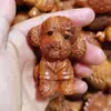 Talla en Madera de Tuyo Taihang Adornos para Mascotas Perro Bulldog Teddy Golden Retriever Juguetes de Talla en Madera Maciza Animales Finamente Tallados Mascotas Lindas