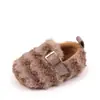 Zapatos de Bebé Estilo Nuevo Felpa Suela de Goma Antideslizante Zapatos de Bebé para Niños y Niñas Zapatos para Niños Pequeños