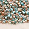 Cuentas redondas de ABS no porosas de 4-10 mm color mágico perla de imitación cuentas sueltas material para accesorios de cuentas hechos a mano DIY accesorios de ropa