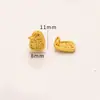 Accesorios Chapados en Oro que Conservan el Color Joyería DIY Colgante de Carácter de Fortuna Dorado Antiguo Cuerda para Pulsera Tejido Materiales para Colgantes
