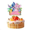 Decoración para Fiesta de Cumpleaños de Pink Stitch Suministros Vajilla Desechable Juego Vasos de Papel Platos de Papel Guirnalda Bolsas de Regalo
