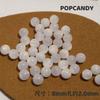 Universo Doce resina dourada com glitter contas redondas com glitter DIY feito à mão pulseira de miçangas acessórios de colar