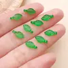 Pulsera de Fruta Limón Hoja Estéreo Artificial Acrílica Joyería con Cuentas Accesorios Cadena de Teléfono Móvil Colgante Colgante DIY