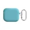 Cor Sólida Silicone Líquido Adequado para AirPods 4ª Geração Capa Protetora Segunda Geração 3ª Geração Pro2 Fone de Ouvido Bluetooth Apple Capa Macia