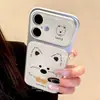 Adecuado para funda de teléfono Apple 16, sensación de alta gama, estilo coreano iPhone 17, protección completa de lente, anticaídas, lindo y elegante, diseño de West Highland