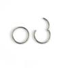 Argola de nariz de titânio F136 argola fechada brincos de argola fechada sem pino fivela de compartimento anel liga de titânio joia de piercing
