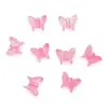 Pendientes colgantes de mariposa iridiscente acrílica de venta caliente transfronteriza, collares de cuentas hechos a mano para bricolaje, accesorios para el cabello