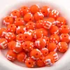 16mm Lindo Dibujo Animado Pintado a Mano m Frijoles Color Sólido Cuentas Sueltas Cadena para Celular Hecha a Mano DIY Material para Joyería con Cuentas Accesorios