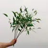 Folhas de eucalipto flores artificiais flores falsas decoração de casa casamento plantas verdes artificiais arranjos florais de casamento decoração de sala de estar