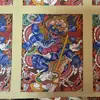 Tíbet Nepal Rekong Thangka Puro Pintado a Mano de Mahakala Núcleo de Tarjeta 4*5