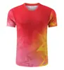 Playera de bádminton hecha a medida, de secado rápido, transpirable, de manga corta, para hombres y mujeres, adecuada para competiciones y entrenamiento
