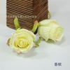 Simulação pintura a óleo cabeça de rosa núcleo de botão flor de rosa decoração de parede de rosa segurando chapéu de flor fazendo guirlanda faça você mesmo