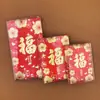 26 Versão Guangdong Versão Hong Kong Pacote com 18 Envelopes Vermelhos Brilhantes em Caixa para o Ano Novo Envelopes Vermelhos Macios Tradicionais Bolsas de Envelopes Vermelhos Grandes, Médias e Pequenas