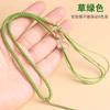 Cordão de pingente simples para homens e mulheres retrátil preto e vermelho corda ágata jade pingente de ouro colar pingente corda pingente atacado