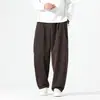 Pantalones Anchos de Chenilla Holgados para Hombre Otoño/Invierno 2026, Pantalones Casuales de Pierna Recta Pesados Estilo Chino Retro
