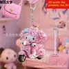 Llavero de Gato Rosa Plano 2D Decoración de Regalo Navideño Colgante Llavero de Coche Llavero de Mochila Cartera