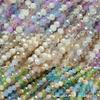 Cuentas sueltas de cristal facetado redondo de colores mixtos de 4 mm material para pulsera de cuentas diy, collar, joyería para orejas