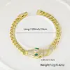 Distrito Lu Chapado en Cobre Oro de 18 Quilates Circonita Estilo Serpiente Pulsera para Mujer Nueva INS Lujo Ligero Pulsera de Gama Alta Transfronteriza Explosiva