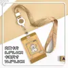 Porta Cartão Deslizante Desenho Animado Cartão Escolar de Estudante Cartão de Água Estojo Transparente para Cartão Porta Documento com Foto Masculino e Feminino Capa Protetora Venda por Atacado em Estoque