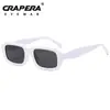Gafas de Sol de Alta Gama para Mujer, Protección Solar para Vacaciones de Conducción, Gafas de Sol Europeas Americanas, Nuevo Estilo 2026, Rectangulares, Marco Pequeño, Gafas de Sol Negras