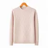 Suéter Feminino Outono Inverno Novo Estilo Tricô Pelúcia Camada Base Mãe Solto Elegante Gola Alta Meia