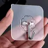 Ganchos adesivos fortes, ganchos adesivos sem marca, ganchos espessos para pendurar roupas, ganchos de parede sem furar, ganchos de acrílico transparentes, atacado
