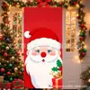 Decoração de Natal Popular Transfronteiriça da Amazon Bandeira de Porta Impressa Decoração Externa Bandeira de Pátio Pendente de Porta para Árvore de Natal