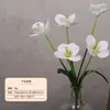 Lujo Ligero Tulipán Artificial Ramo de Flores Artificiales Decoración de Mesa de Sala de Estar Boda Hogar Mesa de Café Material de Flor Flor de Seda Decorativa