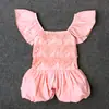 Ropa de verano para bebé niña y niño, comercio exterior Europa y Estados Unidos, mameluco de encaje atable, ropa para niños de Harbin, al por mayor de Instagram