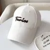 Gorra de Béisbol Coreana Elegante de Corona Alta con Visera Dura Bordado de Letra Moda Sombrero para Hombres y Mujeres Sombrilla Protección Solar