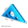 Regla triangular extendida de aleación de aluminio para carpintería, regla de ángulo métrico, herramienta de medición de marcado y posicionamiento para carpintería