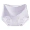 Nuevas bragas de algodón jacquard para mujer, transpirables 10A antibacterianas, entrepierna 100% algodón, tiro alto, control de abdomen, bordes que no se enrollan, bragas de triángulo