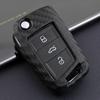 Adequado para Volkswagen Lingdu Men Golf 7 New Tiguan L Tuang Fibra De Carbono Silicone Chave Caso para Comércio Exterior Venda Quente
