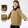 Gabardina Corta VintageChaqueta para Niñas DuduTop de Otoño para Niñas Ropa para Bebés Ropa Infantil