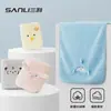Sanli Toalla de Dibujos Animados para Niños Toalla de Mano para Bebé Toalla Facial Toalla Facial de Coral para Bebé Toalla Grande para Pareja de Adultos