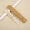 Cepillo de dientes desechable para hotel, peine, caja de cartón kraft, set de caja diaria, B&B, hotel, fabricante de pasta de dientes, venta al por mayor