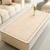 Toalha de Mesa de Centro, Impermeável, À Prova de Óleo, Sem Lavagem, Anti-Escaldante, Tapete Protetor de Mesa, Tapete de Mesa de Couro, Luxo Leve, Tapete de Mesa de Jantar de Alta Qualidade