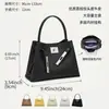 Nova bolsa de mão feminina em couro genuíno, bolsa de ombro e crossbody casual e versátil, bolsa Kelly de alta qualidade simples e luxuosa para exportação