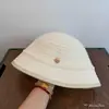 Sombrero de Pescador de Gama Alta para Mujer en Otoño e Invierno, Versátil Sombrero de Pescador de Punto Cálido Estilo Coreano, Sombrero de Cubeta Liso para Cubrir el Rostro