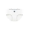 Ropa Interior de Seda de Hielo para Mujer Verano Delgada Transpirable Color Piel Melocotón Corazón Algodón Puro Entrepierna Sexy Talle Medio Bragas Ropa Interior para Mujer