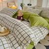 Funda de edredón de una pieza 150x200x230, engrosada, para cama individual de dormitorio, uso doméstico, no 100% algodón, algodón puro, algodón lavado 3