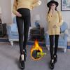 Calças de Maternidade em Estoque para Primavera, Outono e Inverno, Modernas e Populares para Uso ao Ar Livre, Leggings de Veludo Grosso e Forrado com Lã, Calças de Suporte para Barriga de Maternidade