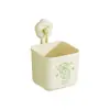 Ventosa de Flor Caja de Almacenamiento Desechada para Limpiador Facial Colgante de Pared Drenaje Inodoro Lavabo Baño Estante para Limpiador Facial
