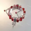 Pulsera de Abalorios con Colgante de Candado Ruyi Estilo Vintage de Alta Venta al por Mayor, Joyería de Pulsera con Encanto Versátil y Elegante de Nicho