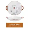 Al por mayor ya Cheng de cuenco de cerámica para el hogar individual para comer plato cuenco para sopa cuenco para fideos lindo creativo personalizado Plato de cuenco cuchara