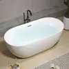 Baño Hogar Apartamento Pequeño Individual Acrílico Adulto Sin Costuras Una Pieza Hotel Gama Alta Bañera Independiente Bañera